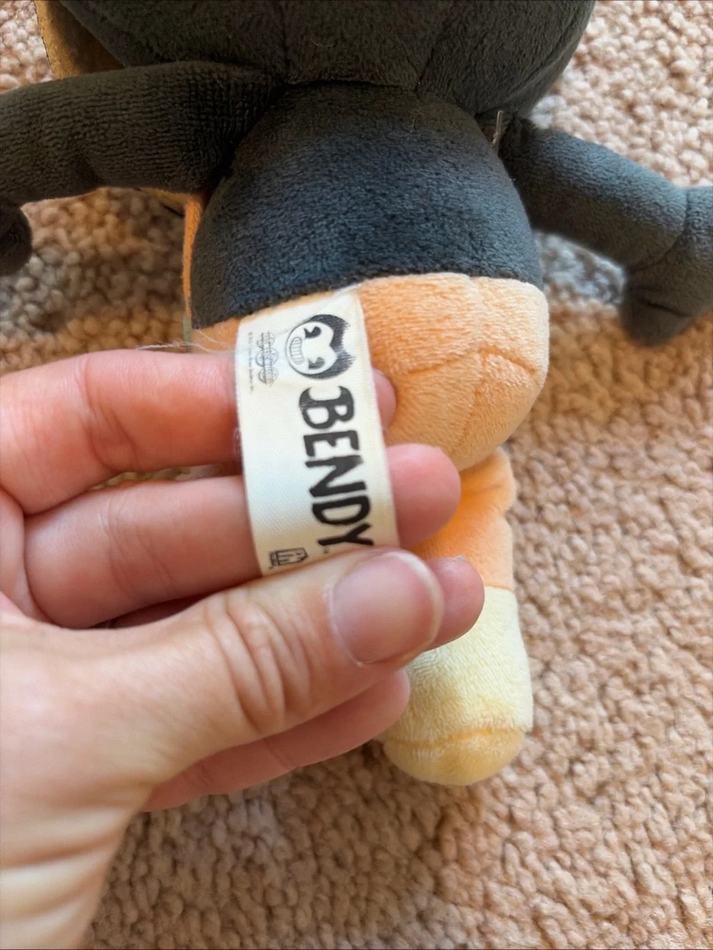 BENDY &THE INK MACHINE WITH REMOVABLE MASK 10” PLUSH SAMMY LAWRENCE